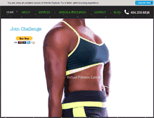 Tablet Screenshot of boomshockfitness.com